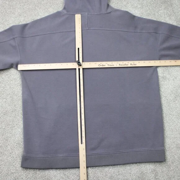 UNRL Hoodie Mens XL Gray Performance Stretch Hooded Sweatshirt Pullover - Picture 9 of 11